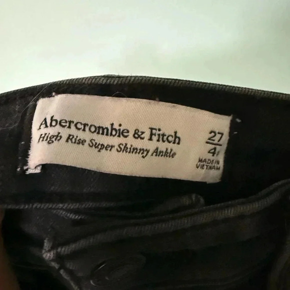 Abercrombie & Fitch high rise super skinny ankle jeans - Picture 6 of 7
